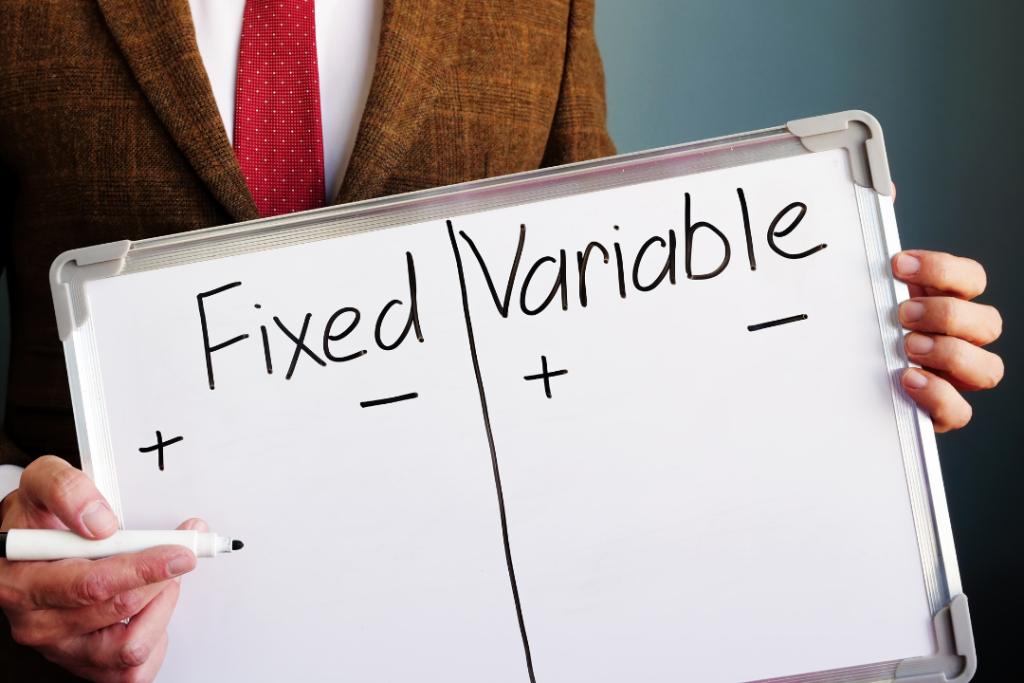 Fixed-rate vs variable-rate